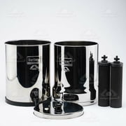 Berkey Royal Stainless Steel Gravity Water Filter System with 2 Black Element For Under Sink And Countertop Water Filter System