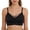 Black, variant on LIUYUNNN Large Size Comfortable Breathable Underwear Smooth Bra Bras, Size 34