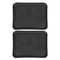 thumbnail image 1 of IFANLANDOR 2 Pcs Plateaux à Chaussures d'Intérieur Noir Support de Bol pour Animaux en Plastique Imperméable Design Simple, 1 of 8