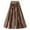 Gold, variant on Womens Satin Midi Skirt Loose Pleated A-Line Skirt Smooth Flowy Skirt Casual Daily Party Wear