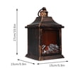 thumbnail image 2 of XWSHYW Decoraciones Navideñas Lámpara de Viento de Leña Navideña, Barra, Diseño de Escena de Escritorio, Lámpara de Chimenea, Lámpara de Aceite Portátil, Accesorios de Decoración Del Hogar para Venta, 2 of 4
