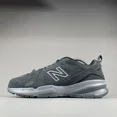 thumbnail image 1 of New Balance 608 V4 Men’s 10 4E Dark Gray Suede Athletic Sneakers Casual Shoe EUC, 1 of 6