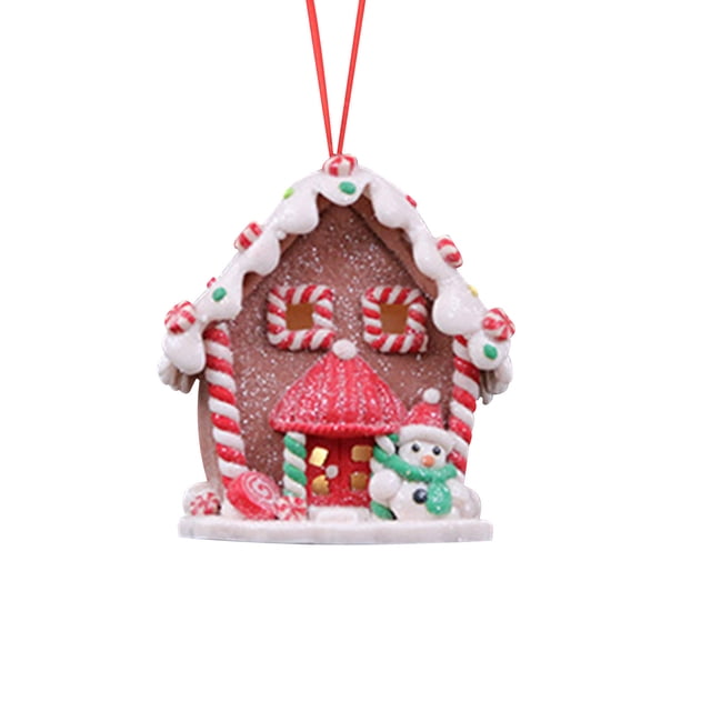 Decoraciones Navideñas onlyliua Casa Luminosa Decoración LED colgante