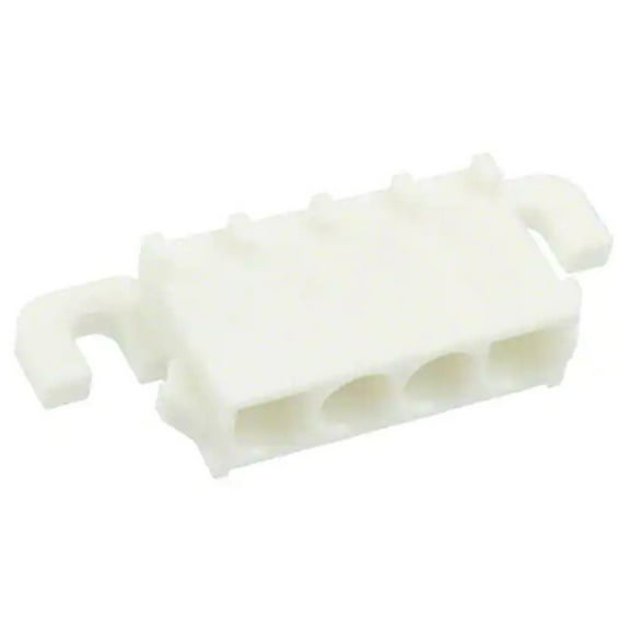 643230-1 Connector Header 4 Position 0.250 (6.35mm) Through Hole, Right Angle Tin, Bulk, RoHS