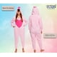 thumbnail image 3 of ¡Onesie Funziez! Disfraz ajustado de flamenco rosa para adulto, 3 of 6