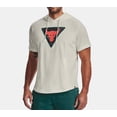 thumbnail image 3 of Under Armour Men's Project Rock Terry Short Sleeve Hoodie 2X 1378019-130, 3 of 5