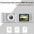 thumbnail image 4 of Children's Digital Camera, 2000W HD Front Rear Shot, 2.4-inch Display, 64GB Expandable, Built-in Games Frames, Portable Mini Camera, for Kids 3-12, Holiday Gift, 4 of 9