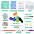 thumbnail image 5 of Crochet Kit for Beginners Kids Adults - Amigurumi Crocheting Animal Kits, Beginner Knitting Set DIY Art Craft, 3 Pattern Owl, Penguin, Frog, Easy to Learn Tutorials, Yarns, Hook, for Girls Age 12+, 5 of 8