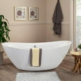 thumbnail image 2 of Altair Allegra 71" x 34" Freestanding Soaking Acrylic Bathtub, 2 of 7