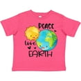 thumbnail image 3 of Inktastic Earth Day Peace Love Earth Boys or Girls Toddler T-Shirt, 3 of 5