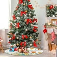 thumbnail image 4 of FMSHPON Easter Eggs Flower Xmas Christmas Tree Skirt Stand Mat for Holiday Party Decoration Indoor Outdoor 48 inches, 4 of 6