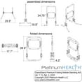 thumbnail image 2 of Platinum Health GrandStand Mobile Standing Aid and Support Frame Grab Bar Folds for Easy Storage and Travel Tool-Less, 2 of 8