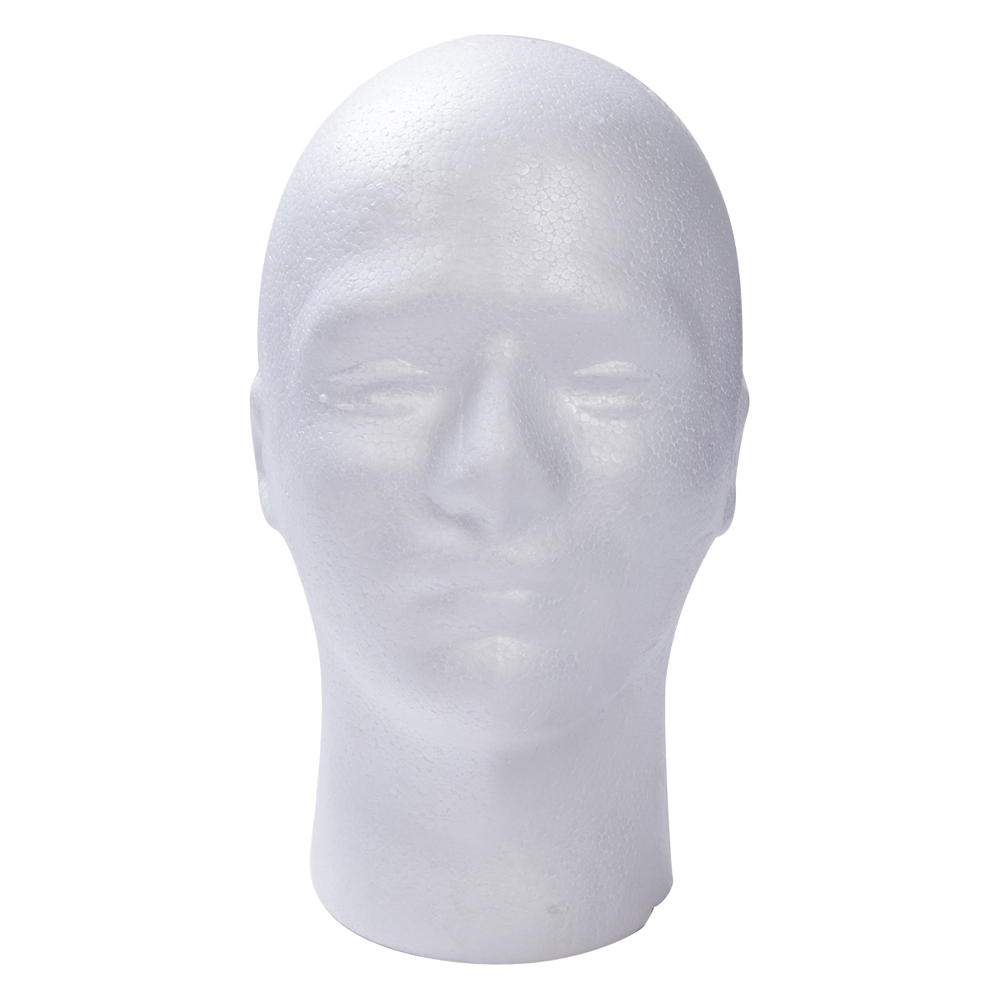 Farrubbyine8 Male Styrofoam Foam Mannequin Manikin Head Wig Display Hat