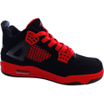 thumbnail image 7 of Loonyx Big Kids' Comfort Athletic Suede Sneaker, Black, Size 4, 7 of 7