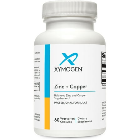 XYMOGEN Zinc Copper 60 ct