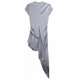 thumbnail image 2 of Alexander Wang Robe à Manches Courtes Asymétrique en Métal pour Femmes - 8, 2 of 2