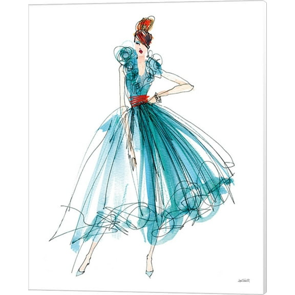 Colorful Fashion II by Anne Tavoletti, Canvas Wall Art, 16W x 20H