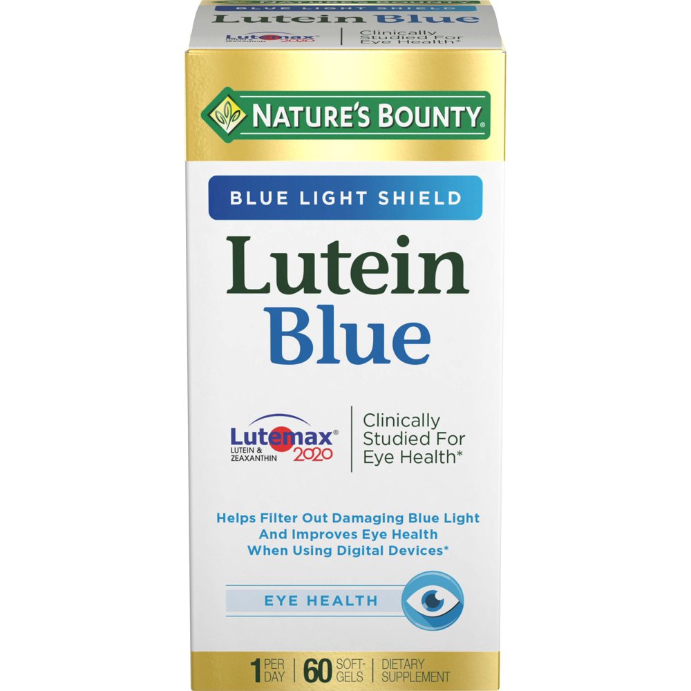 Nature's Bounty® Lutein Blue, 60 Softgels
