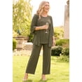 thumbnail image 4 of Catherines Women's Plus Size Luminary 3-Piece Pant Suit, 4 of 6