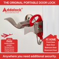 thumbnail image 3 of Cerradura de puerta Addalock The Original Portable, paquete de 2, 3 of 6