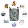 thumbnail image 6 of XMXT Collapsible Laundry Basket, Lotus Pond Duck Pattern Waterproof Laundry Hampers Storage Baskets Dirty Clothes Hamper, 40L, 6 of 8