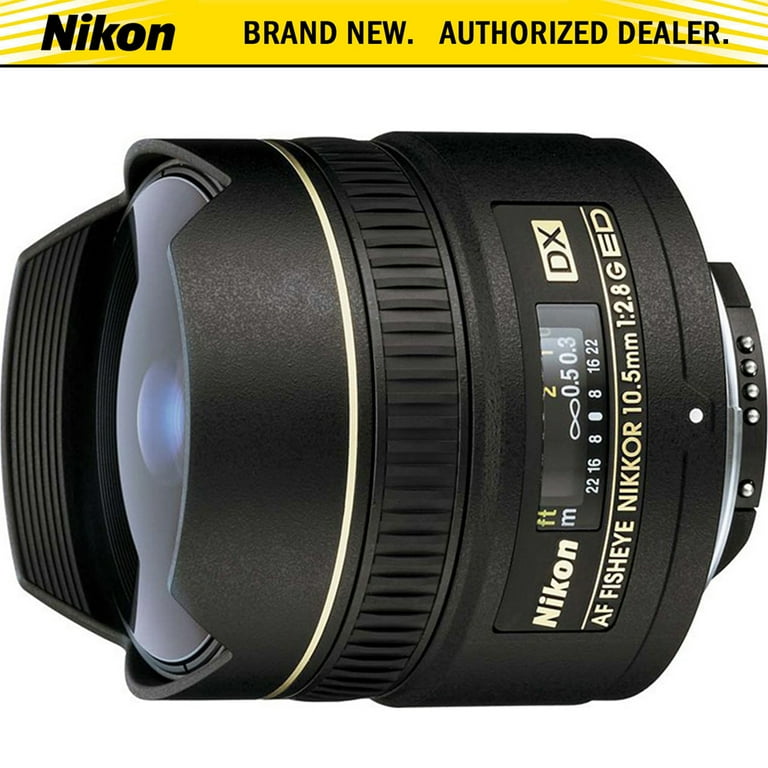 Nikon AF DX NIKKOR 10.5mm f/2.8G ED Fixed Zoom Fisheye Lens Nikon AF DX NIKKOR 10.5mm f/2.8G ED Fixed Zoom Fisheye Lens