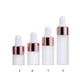 thumbnail image 5 of Moyic Botella cuentagotas de vidrio, botellas de aceite esencial vacías portátiles con pipeta, contenedor dispensador recargable de esencia Universal Almacenamiento y organización del hogar 1ml Moyic HA069417-01, 5 of 6