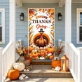 thumbnail image 6 of Thanksgiving Door Curtain Hanging Banner Polyester Fabric Front Door Decor Indoor Outdoor Party Decoration Prop Festive Welcome Sign, 6 of 6