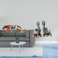 thumbnail image 2 of Majestuoso conjunto de figuras de resina de leopardo y para decoración moderna de estanterías, escritorios y objetos de colección en el hogar, 2 of 8