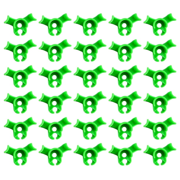 Cateissary Clips para plantas trepadoras, 30 piezas, controlan la altura y la forma con facilidad, Clips de entrenamiento para plantas Jardín y Patio Verde