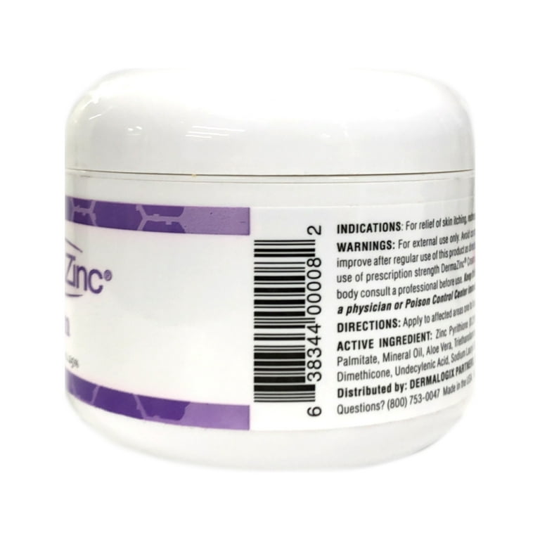 Dermazinc Cream, Zinc Pyrithione .25%, Treats Seborrheic