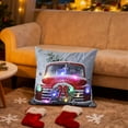 thumbnail image 4 of SLYNSHome Christmas Throw Pillow Cover with LED Lights,Light-up Winter Pillow Cases 18x18 inch Pillowcase Holiday Cushion Case for Couch Bed Sofa Decor, 4 of 7