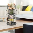 thumbnail image 7 of Auledio 360 Rotating Coffee Mug Holder,3 Tier Cup Rack,Coffee Mug Holder in home,(Bronze), 7 of 7