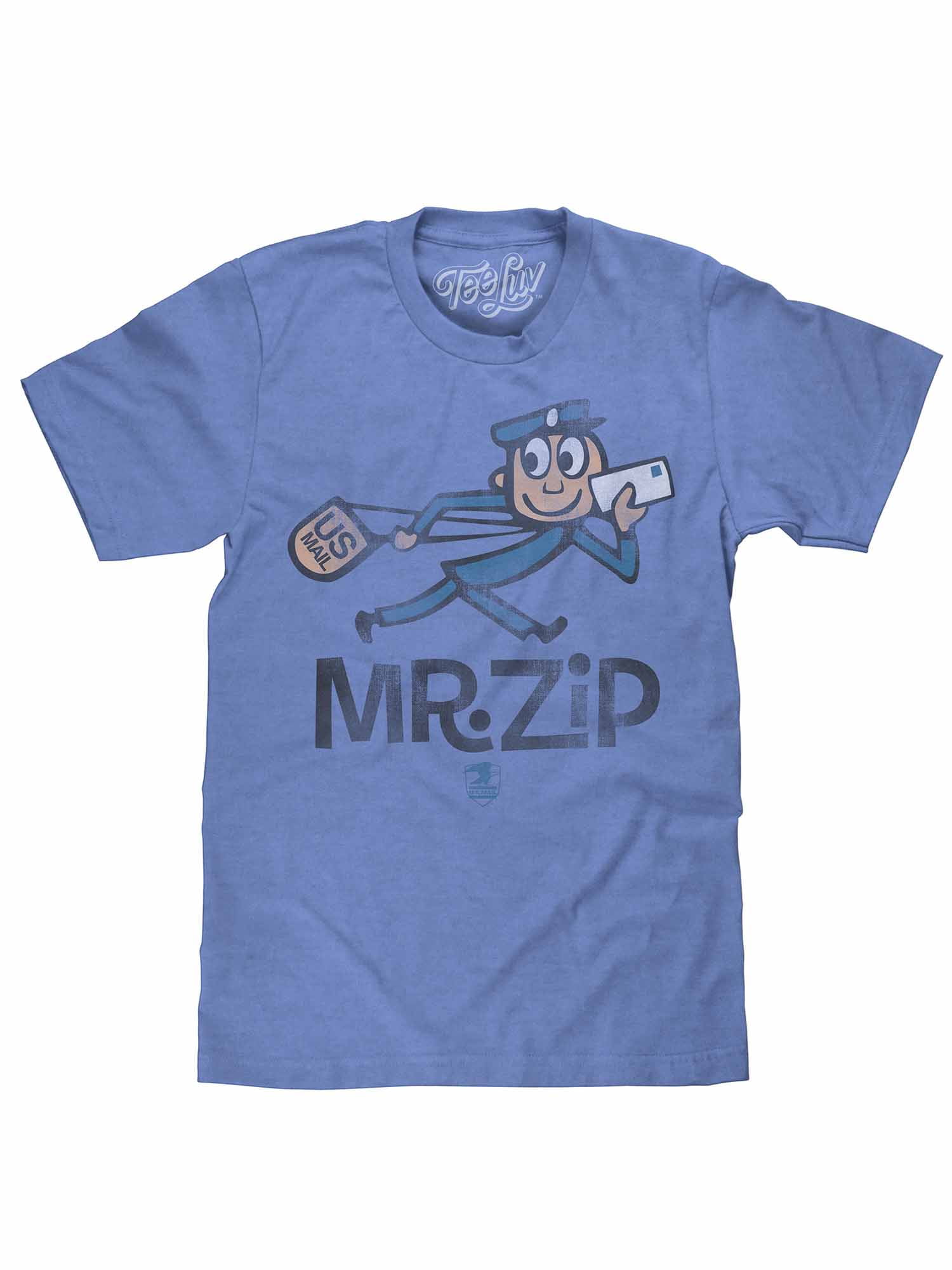 Mr Zip US Postal Service Classic Mascot T Shirt