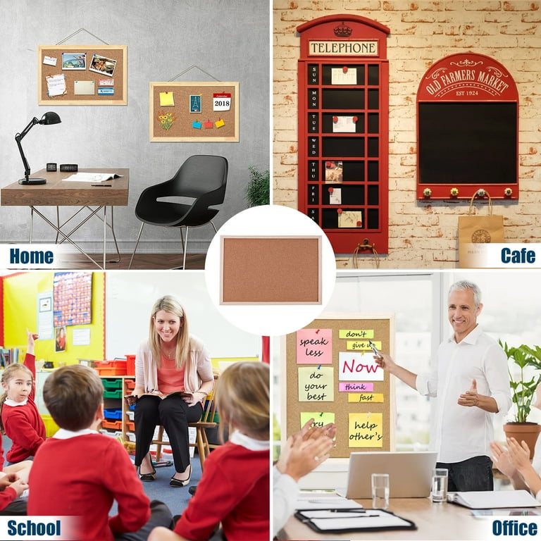 Free Accessories 60*90cm Message Wood Frame Bulletin Cork Board Office &  School Supplies Factory Direct Sell Home Decorative - Bulletin Board -  AliExpress