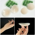 thumbnail image 3 of FELTECHELECTR Invisible Women Nipple Covers Made of Comfortable Silicone Perfect for Dresses and Bikinis Beige 1 Pair, 3 of 5