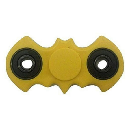 Fidget Spinner Toy Yellow Bat Stress & Anxiety Reducer with Ball Bearing - Fidget Spinner Yellow Bat