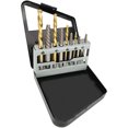 thumbnail image 2 of Kit de 10 piezas para tornillos difíciles de quitar, extractor de tornillos y juego de brocas para zurdos de cobalto, 2 of 5