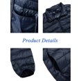thumbnail image 5 of FUTATA Men's Ultra Light Foldable Down Jacket, Winter Jacket Waterproof Jacket With Zipper For Outdoor, Hiking, Travel, 5 of 7