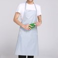 thumbnail image 1 of mmirethe Adjustable Kitchen Apron Oil-Resistant Bib Apron For All-purpose Waterproof And Smooth BBQ Apron vermeil, 1 of 6