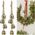 thumbnail image 4 of JHGoosa Christmas Bells For Decoration Gold Vintage Bells Brass Christmas Bells For Door Garland Christmas Tree Gifts For Women, 4 of 9