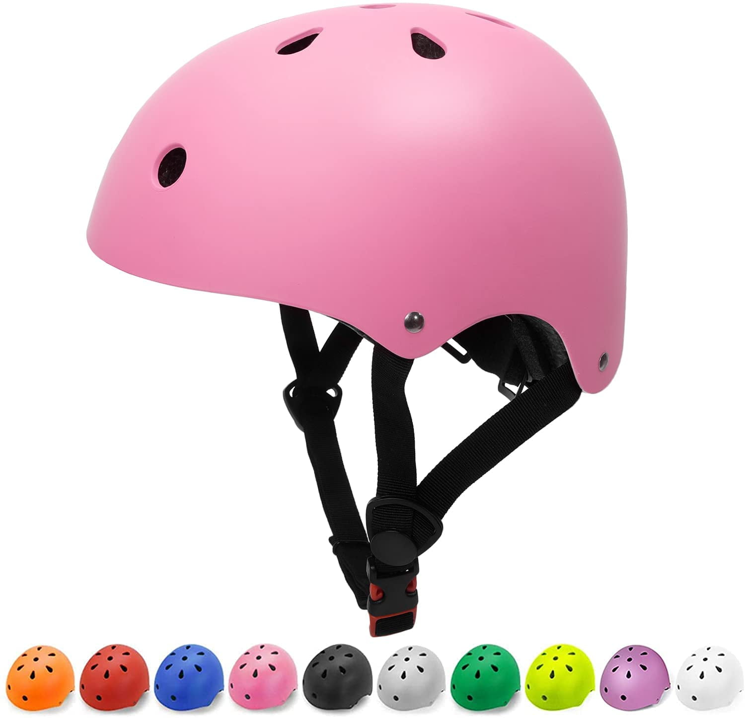 Scooter Roller Bicycle BMX Cycling Skateboard Child Helmet 48-57cm ONT Kids Bike Helmet Adjustable Toddler Helmet for Multi-Sport