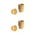 thumbnail image 2 of Bewildely Forro para cupcakes resistente al calor, vaso de papel para hornear redondo, accesorios para hornear en la cocina del hogar color de papel kraft 2piezas Bewildely CBP128907, 2 of 5