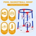 thumbnail image 3 of JoyStone Pool Basketball Toys, Floating Swimming Pool Basketball Hoop for Pool Games Poolside Water Basketball Hoop, 3 Balls and Pump, 3 of 8