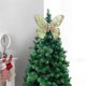 thumbnail image 4 of 1 pieza de decoración para árbol de Navidad con mariposas brillantes, accesorios con clips, flores de Navidad, decoración para bodas y festivales., 4 of 5
