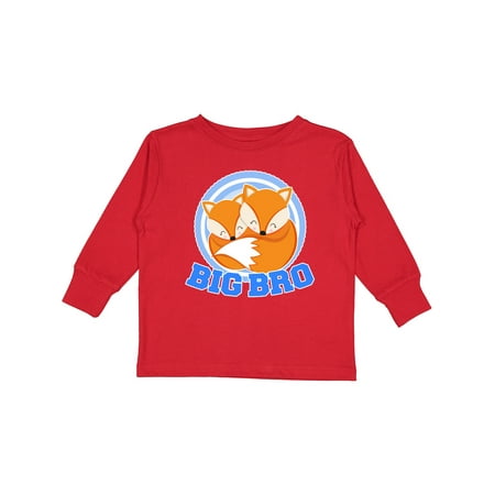 

Inktastic Big Bro Fox Boys or Girls Long Sleeve Toddler T-Shirt