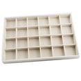 thumbnail image 3 of Bandeja de almacenamiento Sunnimix para joyas de terciopelo 24 Grids, 3 of 6