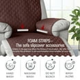 thumbnail image 6 of TAOCOCO Non-Slip Recliner Chair Cover Sofa Slipcover Washable Pet Cover Recliner Coffee 23", 6 of 8