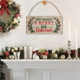 thumbnail image 6 of Cheapark Christmas Welcome Hanging Sign - Hemp Rope Printed Text Decor - Rustic Festive Door Hanger for Home Shop Holiday Christmas Displays, 6 of 6