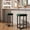 green-2PC, variant on Modern Backless Bar Stools Set of 2, 24" Counter Height, Vintage Brown PU Leather Upholstered Seat, Durable Metal X-Frame & Footrest, Perfect for Kitchen Island, Home Bar, Easy Clean, Storage: 2PC